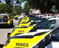 Entrega de viaturas e cães policiais para o BPRv