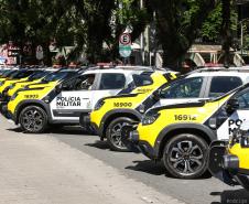 Entrega de viaturas e cães policiais para o BPRv
