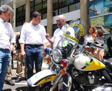 Entrega de viaturas e cães policiais para o BPRv