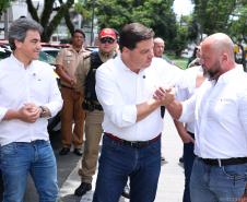 Entrega de viaturas e cães policiais para o BPRv