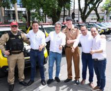 Entrega de viaturas e cães policiais para o BPRv