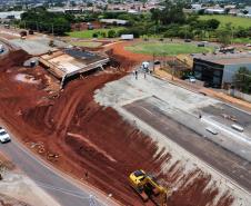BR-369 em Londrina, obras do "Viaduto da PUC"