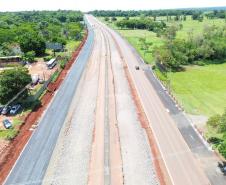 BR-469 obra de duplicação da Rodovia das Cataratas em Foz do Iguaçu