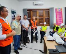 Ponte de Guaratuba - visita de comitiva