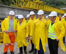 Ponte de Guaratuba - visita de comitiva