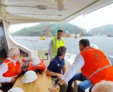 Ponte de Guaratuba - visita do vice-governador Darci Piana