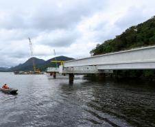 Ponte de Guaratuba - visita técnica do secretário