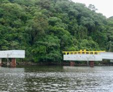Ponte de Guaratuba - visita técnica do secretário