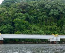Ponte de Guaratuba - visita técnica do secretário