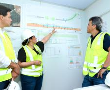 Ponte de Guaratuba - visita técnica do secretário