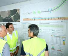 Ponte de Guaratuba - visita técnica do secretário