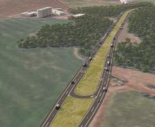 Projeto da duplicação da PRC-466 entre Pitanga e Turvo