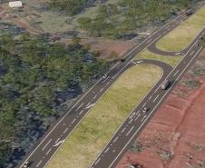 Projeto da duplicação da PRC-466 entre Pitanga e Turvo