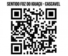 QR code desvio Foz - Cascavel