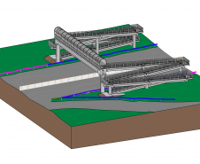 Maquete 3D da passarela 1