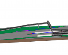 Maquete 3D da passarela 2