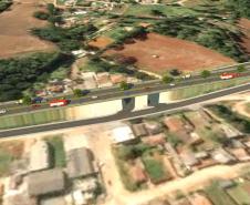 Imagem da maquete digital da obra
