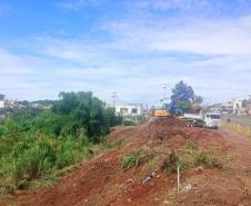 PR-160 Telêmaco Borba serviços iniciais da nova trincheira