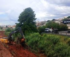 PR-160 Telêmaco Borba serviços iniciais da nova trincheira
