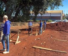 PR-317 Canteiro de obras das novas passarelas em Campo Mourão