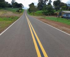 PR-364 entre Palmital e Laranjal com nova sinalização horizontal