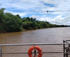 Passagem de balsa utilizada atualmente