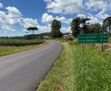 PR-565 conservação entre Laranjeiras do Sul e Porto Barreiro