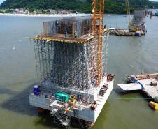 Ponte de Guaratuba chega a 44,2%