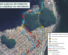 Garuva em direção a Caieiras ou Matinhos