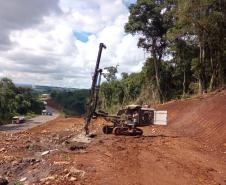 PRC-466 detonação de rochas na duplicação em Guarapuava