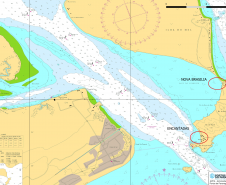 Mapa dos locais onde será instalada a sinalização náutica
