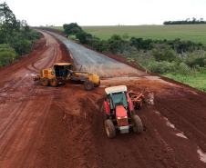 Contorno de Palotina em obras