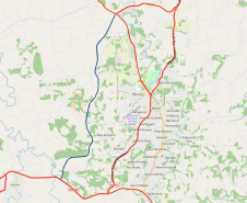 Mapa do lote 2 do Contorno Noroeste de Pato Branco