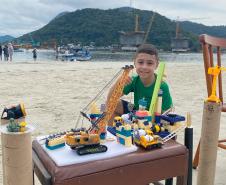 Felipe Benvinda Guszaki, de 7 anos, o “menino engenheiro”