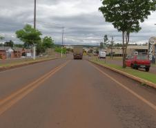 Trecho da PR-473 onde a passarela será instalada