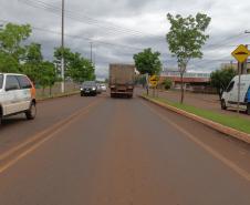 Trecho da PR-473 onde a passarela será instalada