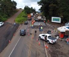 PRC-280 início restauração em concreto em Pato Branco