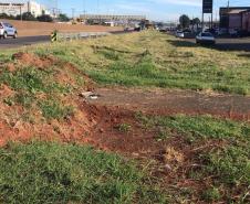 Serviços de roçada na PRC-466 em Guarapuava