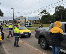 Blitz educativa do Maio Amarelo em Guarapuava