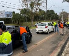 Blitz educativa do Maio Amarelo em Guarapuava