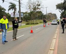 Blitz educativa do Maio Amarelo em Guarapuava