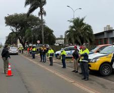Blitz educativa do Maio Amarelo em Guarapuava