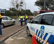 Blitz educativa do Maio Amarelo em Guarapuava