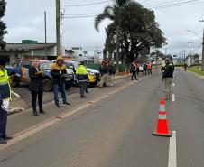 Blitz educativa do Maio Amarelo em Guarapuava