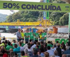 Evento dos 50% da Ponte de Guaratuba