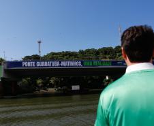 Evento dos 50% da Ponte de Guaratuba