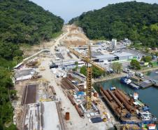 Ponte de Guaratuba chega a 55% de execução
