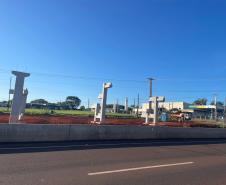 PR-317 lançamento de pilares da passarela um