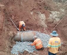 PR-681 recuperação de drenagem e pavimento no km 7, em Alto Piquiri