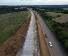 PRC-466 obras de duplicação entre Guarapuava e Palmeirinha